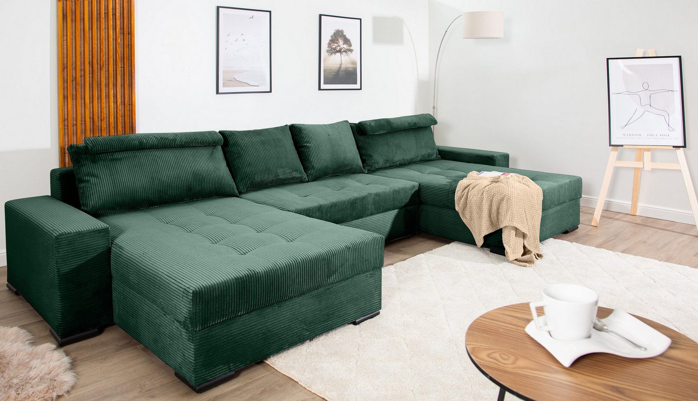 مجموعة AB أريكة جوسي XXXL-ريلاكس على شكل U