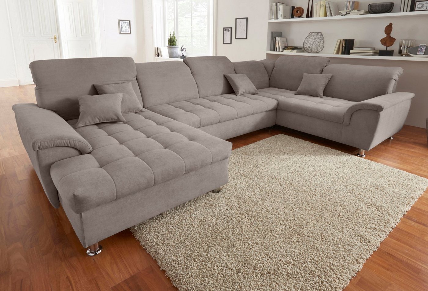 منطقة المعيشة من مجموعة DOMO Franzi اختياريًا مع وظيفة السرير