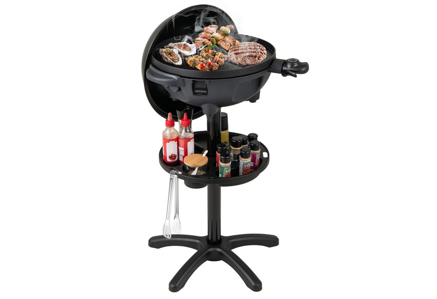 جريل كهربائي COSTWAY XXL حتى 315°C، 2400 واط، 2 في 1