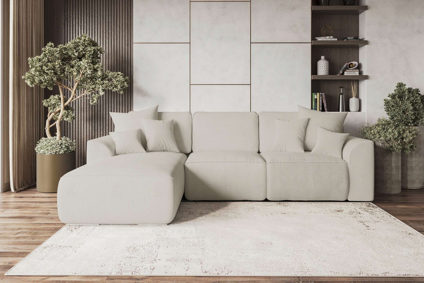 99 غرفة أريكة زاوية غوستو، أريكة L