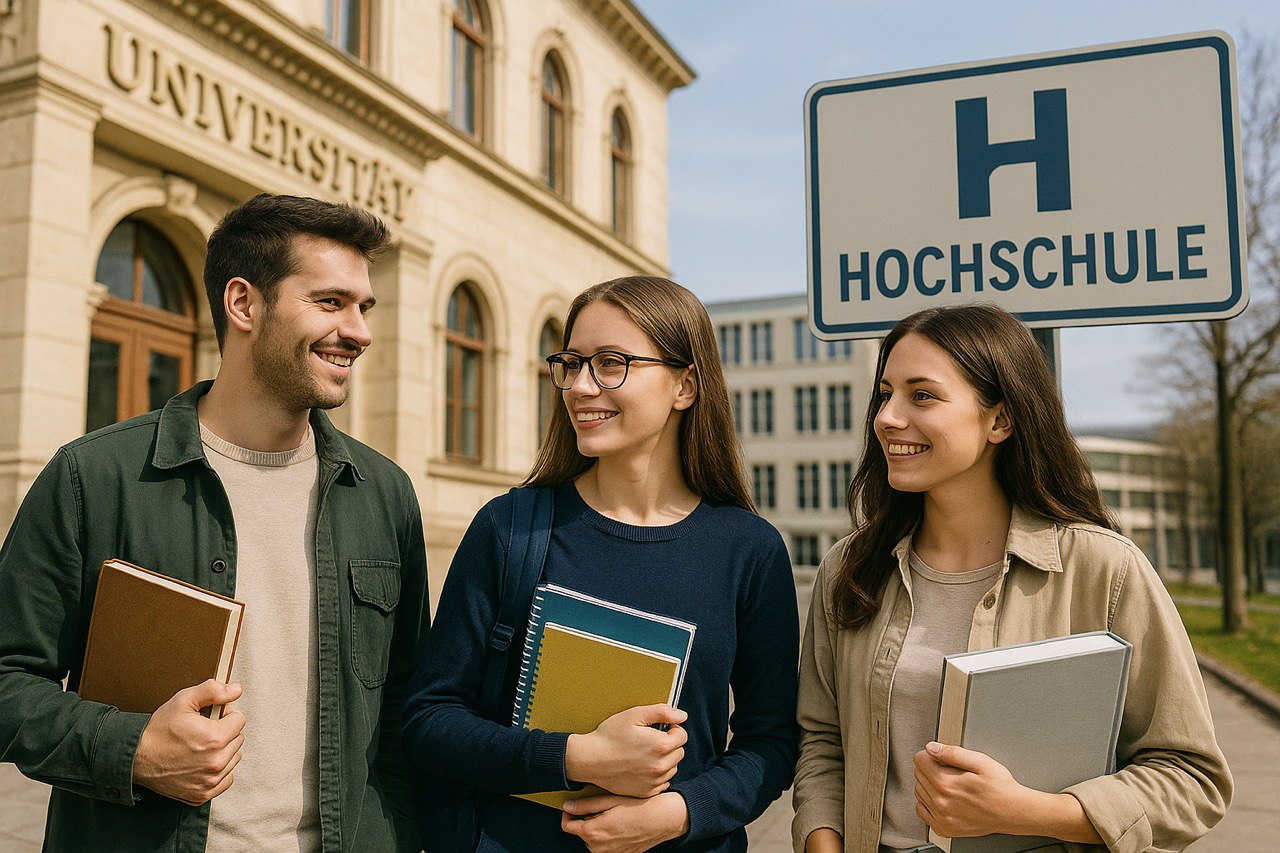 Universität/Fachhochschule/Hochschule الفرق بين