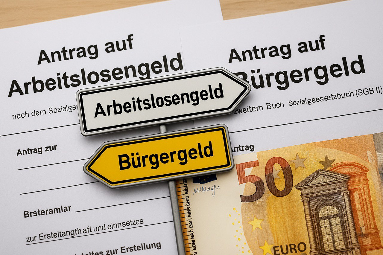 الانتقال من Arbeitslosengeld إلى Bürgergeld