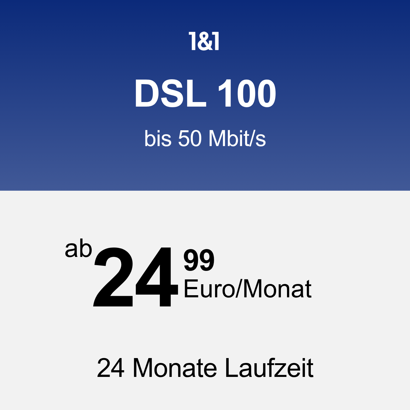DSL 50 MBit/s Telefonie Plus